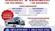  Sinar Jaya Operasikan Bus Tingkat Jakarta - Surabaya