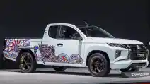  Pikap Mitsubishi Triton Jadi Sarana Lukis Seniman Thailand