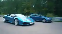  VIDEO : VW Golf R Ini Permalukan Lamborghini Huracan