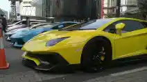  Deretan Lamborghini Meriahkan Peluncuran Kartu Kredit Mandiri Pertamina