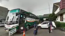  Ada Larangan Mudik, Pool Lorena Bogor Ramai Penumpang