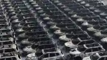  Galeri Foto : Ribuan Mobil Terpanggang di Tianjin, China