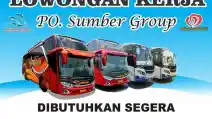  Sumber Group Buka Lowongan Untuk Supir dan Kondektur