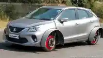  Suzuki Baleno Baru Kedapatan Tes Dengan Alat di Roda, Jadi Versi Hybrid?