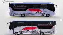  Bus Konsep Mercedes-Benz OF917 Dari Laksana, Nyaman Buat Jalan Jauh