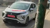  Mitsubishi Xpander Tertangkap Uji Jalan di India