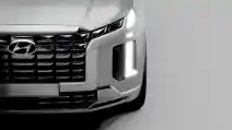  Hyundai Pamerkan Teaser Facelift Palisade. Wajahnya Lebih Mengkotak