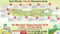  Ini 93 Bengkel Siaga Honda Di Periode Mudik 2016