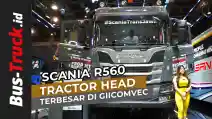  Video: Melihat Lebih Dekat, Scania R560, Truk Terbongsor Di GIICOMVEC 2020