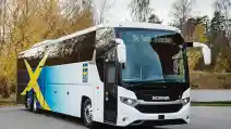  Bus Scania Tim Ski Swedia, Punya Fitur Solar Panel