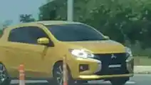  SPY SHOT: Mitsubishi Mirage Facelift di Thailand