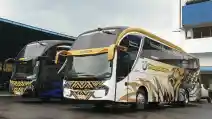  Manggala Trans Bawa Bus Bermotif Tenun Ke Makassar