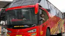  Bus Baru Medan Jaya Berbodi Avante H8, Langsung Pasang Tameng