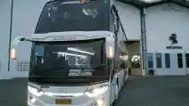  Tengok Detail Bus Tingkat Baru PO Garuda Mas, Ada TV Tiap Joknya