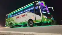  Bus PO Maju Lancar Wonosari Ini Bergaya Ala New Patriot 