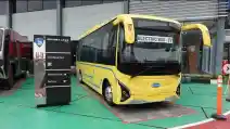  Karoseri Delima Jaya Siap Rakit Bus Listrik Skywell Secara CKD