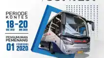  Yuk, Ikutan Kontes Livery PO Sumber Alam, Hadiahnya Menarik, Ada Tiket Gratis!