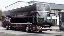  Bus Double Decker Setra S531 DT Berdesain Mewah Jadi Kado Ultah Perusahaan ke-40