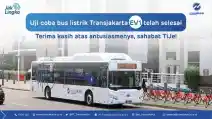  Uji Coba Bus Listrik Gratis Transjakarta Berakhir