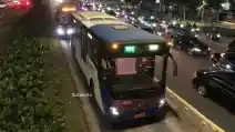  TransJakarta Beroperasi Sampai Tengah Malam Hari Ini 