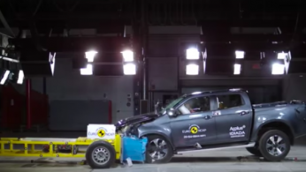 VIDEO: Crash Test Isuzu D-Max (Euro NCAP)
