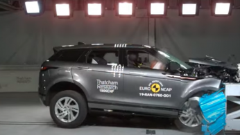 VIDEO: Crash Test Range Rover Evoque PHEV (Euro NCAP)
