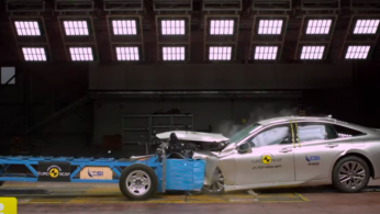 VIDEO: Crash Test Toyota Mirai (Euro NCAP)