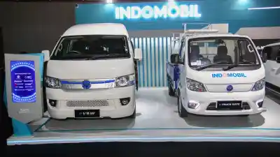 Mobil Listrik - Mobil Niaga Elektrik Foton Tampil di Pameran Electricity Connect 2024