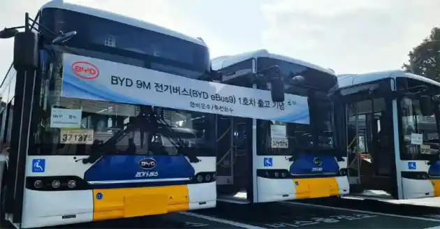 Foto - BYD Invasi Korea Selatan Dengan Bus Listrik eBus9