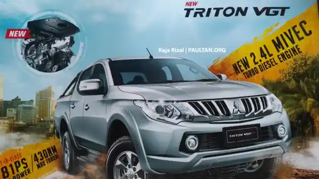 Foto - Mitsubishi Triton Hadir Dengan Mesin Baru 2.400 CC