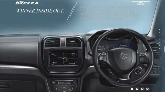 Foto - Melihat Detail Suzuki Vitara Brezza dari Video dan Brosur Resminya