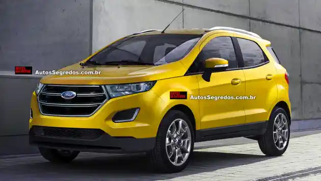 Foto - Ford EcoSport Facelift, Seperti Inikah Bentuknya?