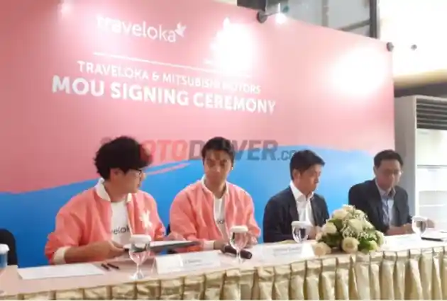 Foto - Mitsubishi dan Traveloka Mantapkan Kerjasama