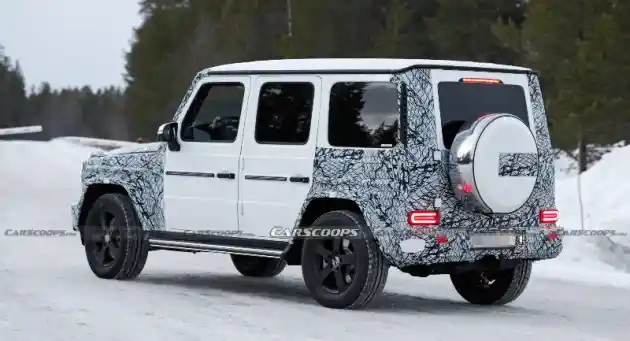 Foto - Mercedes-Benz G-Class Facelift Tertangkap Lensa. Ciri Knalpot Samping Hilang