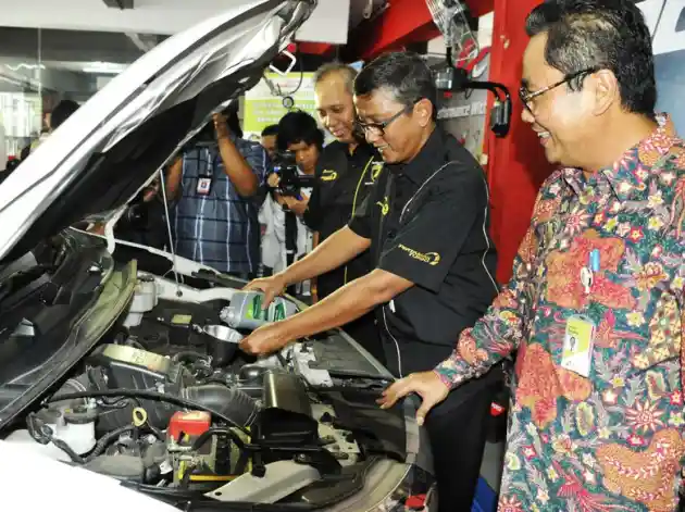 Foto - Pertamina Resmikan Bengkel Modern Di SPBU