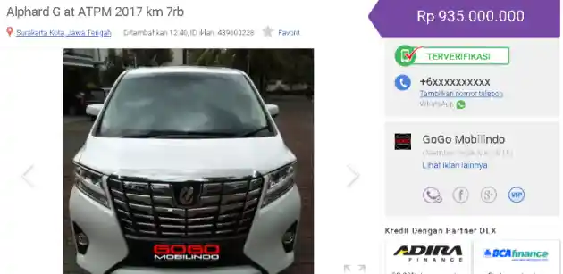 Foto - Melihat Pasaran Toyota Alphard Bekas, Mulai Dari RP 420 Juta