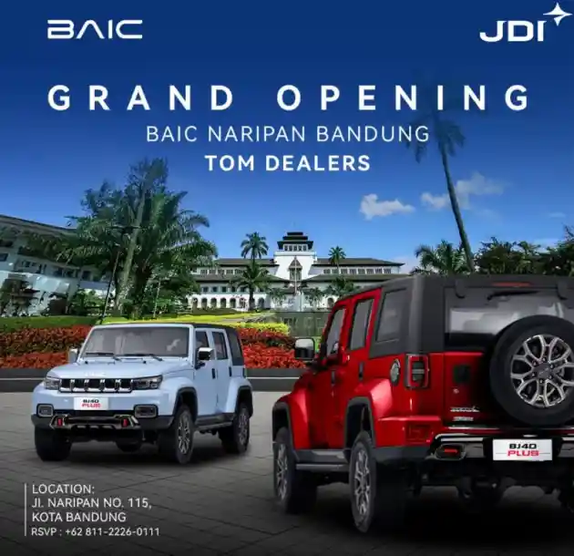 Foto - Jangkau Pasar Jawa Barat, BAIC Indonesia Resmikan Dealer di Bandung