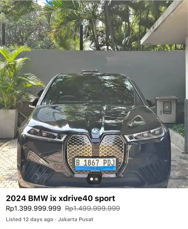 Harga Bekas BMW iX Terpantau Terjun Bebas, Nyaris Setengah Harga Baru