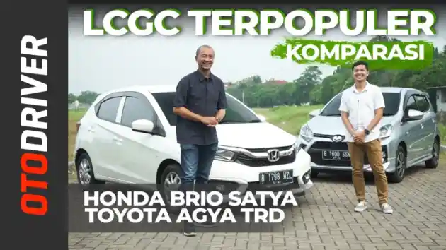 Foto - VIDEO: Honda Brio Satya vs Toyota Agya TRD 2020