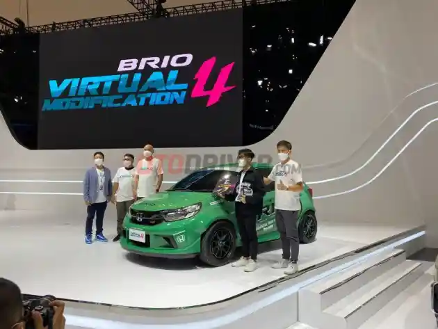 Foto - Untuk Pertama Kalinya, Honda Tampilkan Brio Hasil Kreasi Modifikasi Digital