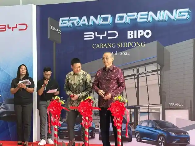 Foto - Dealer BYD BIPO Serpong Resmi Dibuka, Ini Lokasi Dan Fasilitasnya