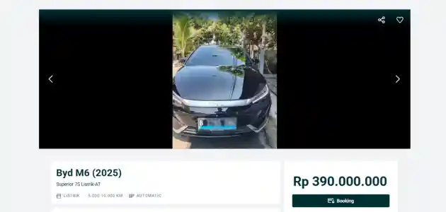 Foto - Melirik Harga Pasaran BYD M6 Bekas, EV Dengan Resale Value Terbaik?