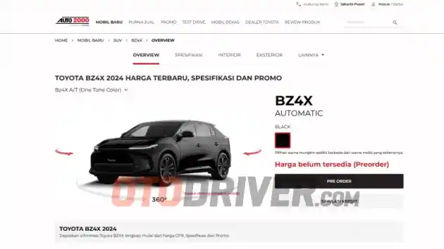 Foto - Toyota Bz4X Eks KTT Dijual Dengan Harga Rp 700 Jutaan?