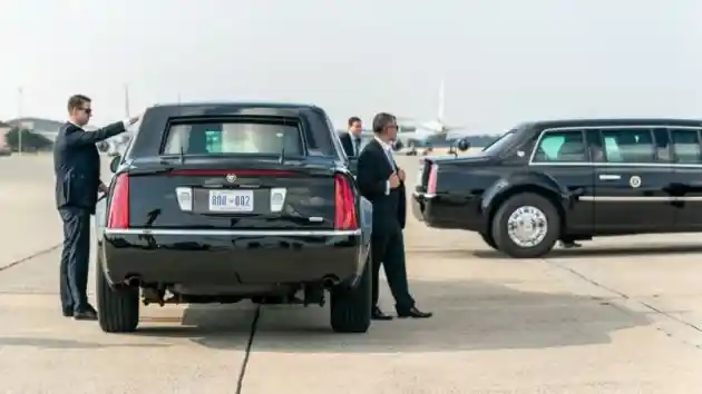 Foto - Mengintip Limousine Kepresidenan Joe Biden