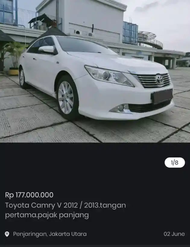 Foto - Toyota Camry Bekas Seharga LMPV