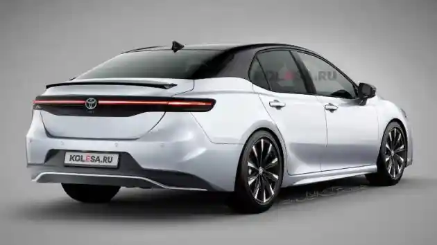 Foto - All New Toyota Camry Bakal Melantai 2024 Mendatang