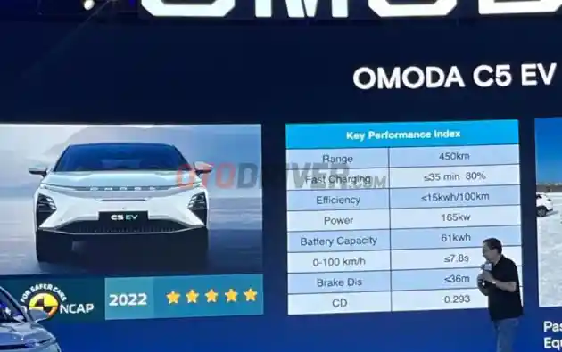 Foto - Spesifikasi Chery Omoda 5 EV Terkuak, Daya Jelajah Tembus 450 km.