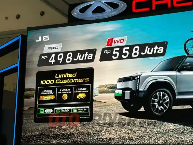 Foto - Mobil Listrik Offroad Pertama Chery J6 Resmi Diluncurkan, Harganya Mulai Rp 490 Juta