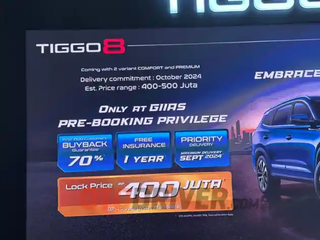 Foto - Tiggo 8 Meluncur di GIIAS, Harga Rp 400 Juta dan Delivery Oktober