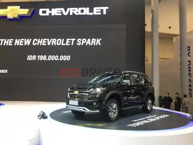 Foto - GIIAS 2018: Chevrolet Hadirkan Trailblazer dan Spark Facelift, Ini Harganya